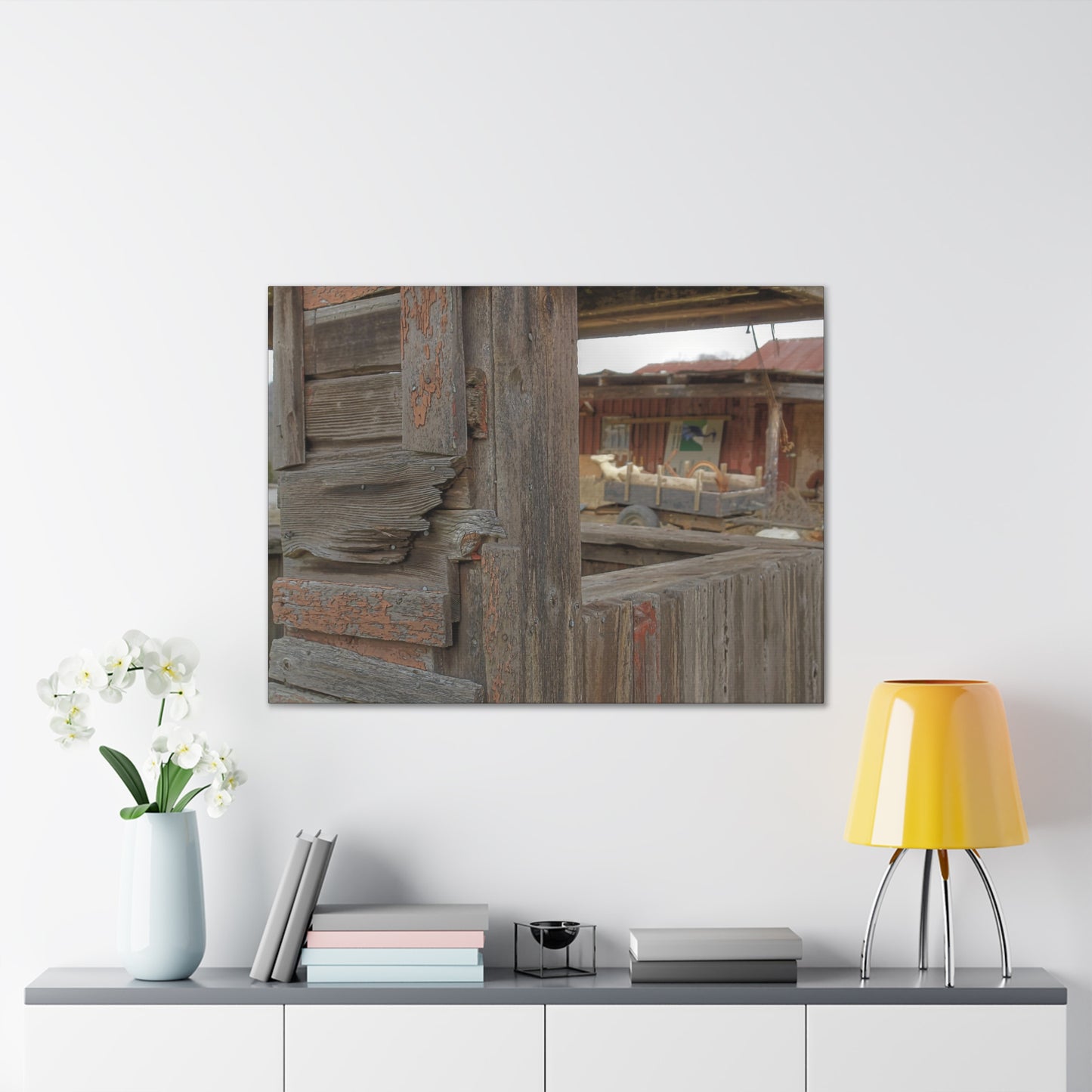 Weathered Old Shed - oil paint filter
