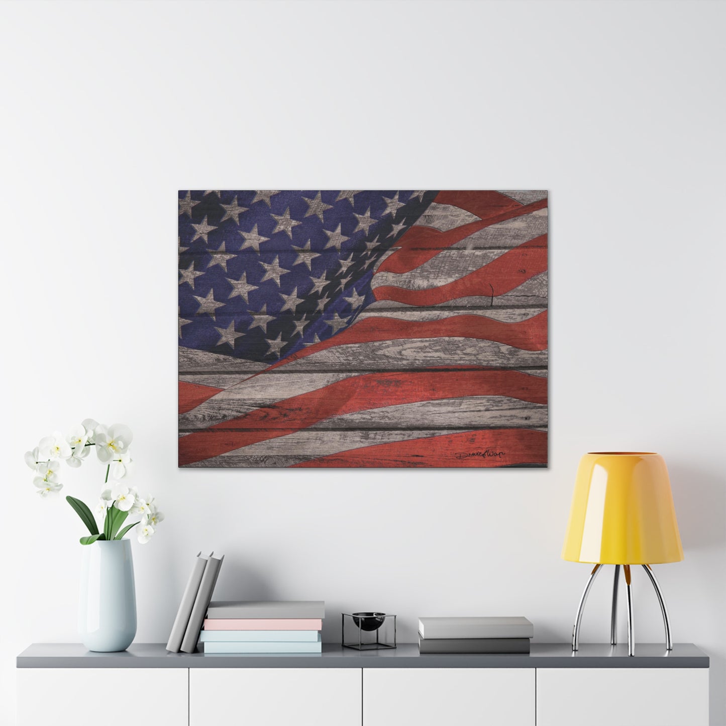 American Flag - barn backing