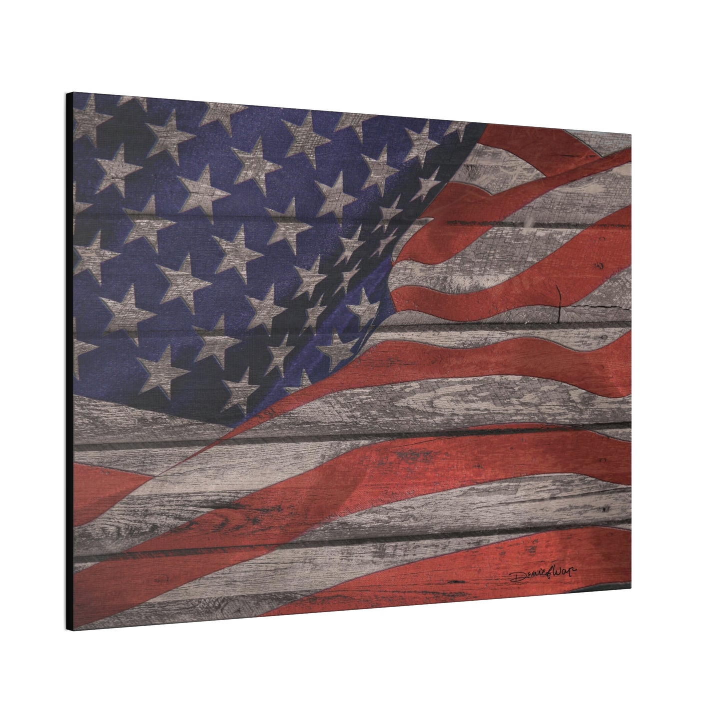 American Flag - barn backing