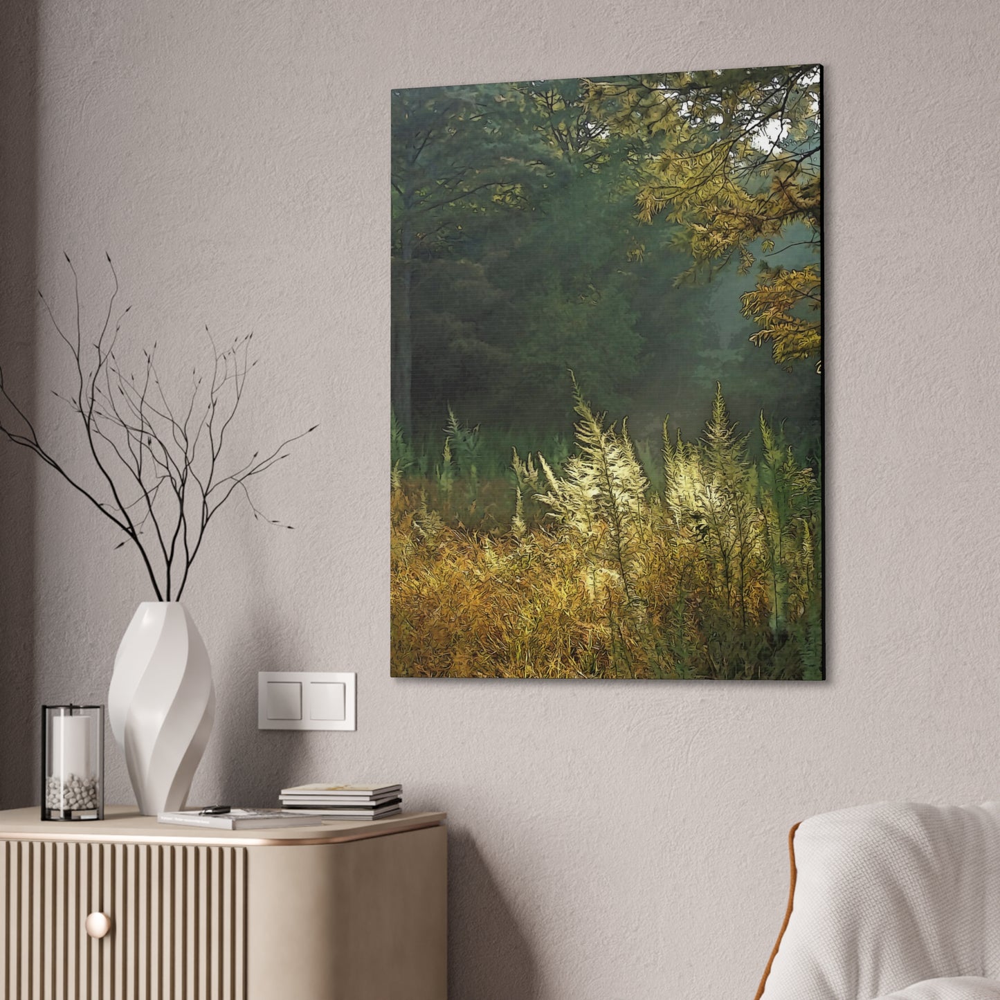 Sun Drenched Meadow - oil paint filter